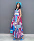 Marble Print Dress